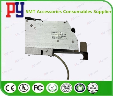 Substitua o módulo de alimentação ASM 00141195-01 para fita de 1 x 56 mm, até 25 mm de altura, 4 mm/68 mm de passo de alimentação, com acionamento motorizado e remoção integrada da folha de cobertura.