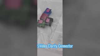 Conector mini-DIN de 4 pinos para S-Video